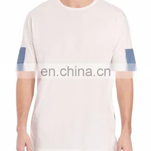 New Arrivals Cotton Plain t Shirt Loose Fitted Men Short Sleeve t Shrits thumbnail-2