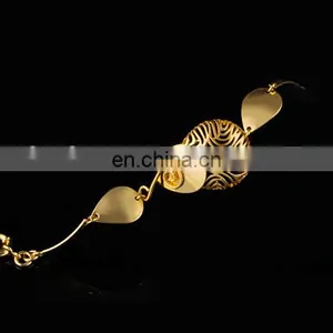 Free Shipping Big Fashion Jewelry Set/dubai Gold Jewelry Set / Rani Haar Jewelry Set CJ014 thumbnail-6