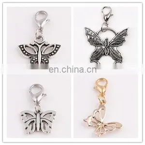 Custom Hollow Wing Keyring With Lobster Clasps Filigree Wing Key Holder Gold Wings Keychain thumbnail-4