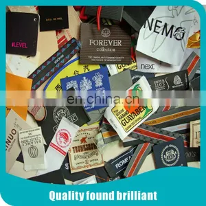 High Density Woven Label for Men's Clothing thumbnail-3