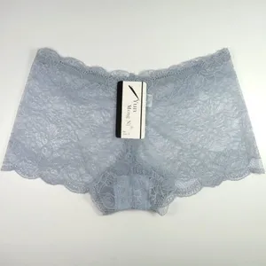 Yun Meng Ni Sexy Underwear Transparent Lace Women Boyshorts Mature Panty Lingerie For Women thumbnail-5
