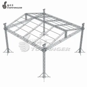 Cheap Price Used Easy Mini Moving Trade Show Booth Aluminum Aluminium Stage Square Box Backdrop Truss Display System thumbnail-4