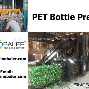 PET Bottle Press Machine / PET Bottle Baling Press thumbnail-1