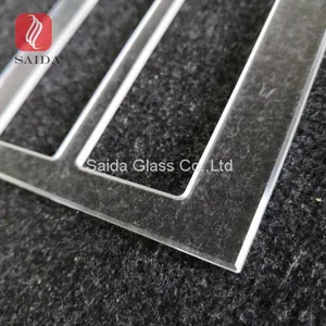 Custom 3-5MM Tempered Glass Polished Beveled Edges for Switch Socket Glass Bezel thumbnail-4