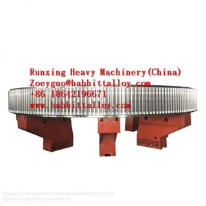 Mild Steel Ball Mill Ring Gear From China OEM and Customized thumbnail-1