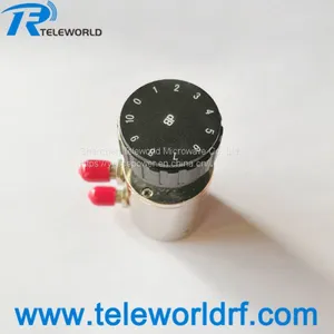 2W SMA Rotary Variable Attenuator 3GHz 6GHz 1dB 10dB 60dB 90dB thumbnail-1