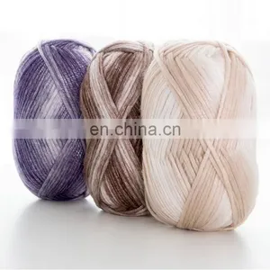 Fancy Acrylic Blend Aran Weight Colorful Fancy Air Yarn for Sweater thumbnail-4