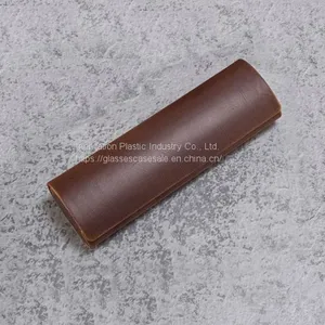 Vintage, Artistic, Simple Eyewear Case; Crush-resistant, Handmade Sunglasses Case thumbnail-1