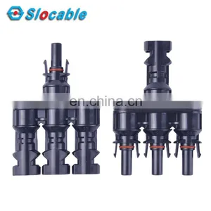 IP67 Waterproof TUV 3 to 1 Power Electric CN40 Solar T Branch Connector thumbnail-3