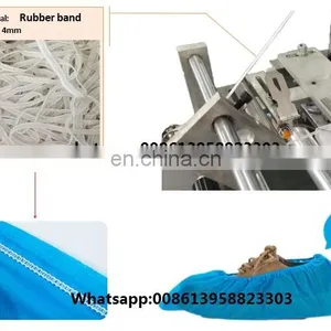 400*160mm 520*160mm Hospital Workshop Fully Automatic Fabric Non Woven Shoe Cover Machine Price thumbnail-6