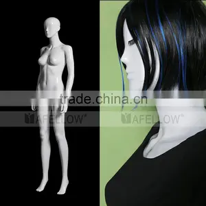 Female Egg Head Mannequin, Plastic Woman Mannequin,Abstract Manikin, Cheaper Model YKF01 thumbnail-6