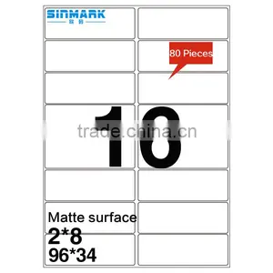 SINMARK Matte Surface 96mm*34mm Vinyl Wall Sticker Paper thumbnail-1