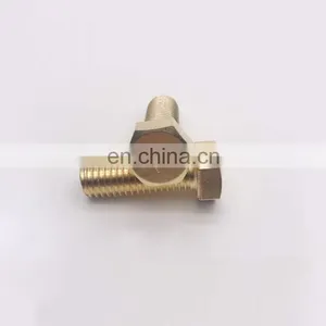 Copper Bolt Head Bolts Brass Finished Hex Cap Screw Hex m9 x 60mm thumbnail-2