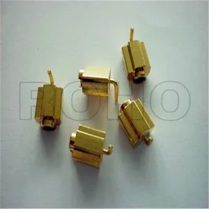 Straight Gold Plated RF Coaxial Female Jack MCX Connector for LMR240 400 Cable thumbnail-3