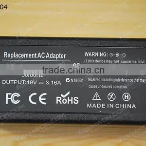 High Copy Laptop AC Power Adapter for LITEON 19V 3.16A 5.5*2.5mm 60W thumbnail-1