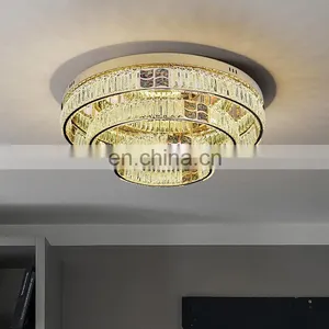 Luxury Style Interior Decoration Dining Room Living Room Modern Crystal LED Ceiling Lamp thumbnail-5