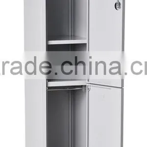 (DL-SL1 ) Folding Steel Storage Lockers for Staff Twin Compartment Twin Door thumbnail-4