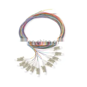 LC/SC/FC/ST 12-color SM MM OM1/OM2/OM3/OM4 Fiber Pigtails thumbnail-5
