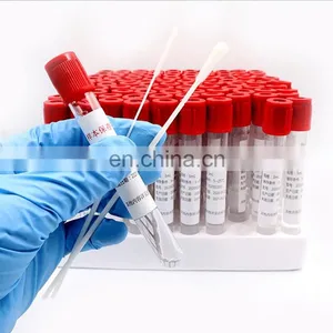 Medical Disposables Tubes and Swabs Products Oral Nasal Swab Kit VTM Swab Test for RT-PCR Analysis thumbnail-1
