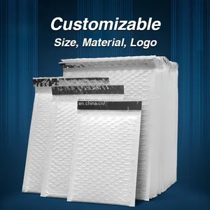 Eco Friendly Bubble Envelope/ Customizable Bubble Padded Envelope/ Kraft Mailer Bag/ Shockproof Cushioned Envelope thumbnail-1