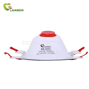 Factory Price FFP3 KP38211 Cup Shape Protective Face Mask With Valve Headband 4 Layers High Quality thumbnail-3