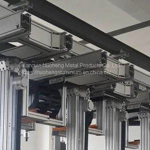 High Duty Guide Rail/Auto Plant Suspended Track/Conveying Track Aluminium Profile thumbnail-2