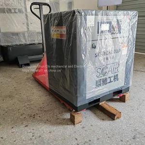 Food Industry Medical Permanent Magnet Frequency Conversion Oil-free Water-lubricated Screw Air Compressor Scroll Oil-free Air Compressor thumbnail-2