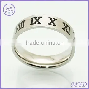 High Quality Polish Custom Plain Stainless Steel Ring thumbnail-3