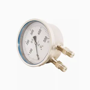 Double Tube Differential Pressure Gauge Accuracy 1.6FS thumbnail-1