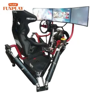 Professional F1 Racing Simulator: Complete Motion Cockpit Hardware for Hyper-Realistic VR Driving Experience thumbnail-4