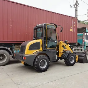 HZM OEM Loader Manufacturer 1.6ton HZM916 Mini Hoflader/Mini Radlader/Mini Wheel Loader thumbnail-2