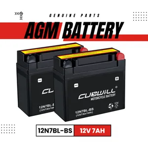 Japan Standard Sealed Lead Acid 12N7BL-BS 12V 7Ah AGM Motorcycle Battery thumbnail-1