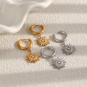 Waterproof Stainless Steel Earrings Wholesale Lead Free Pierce Jewelry for Sensitive Skin thumbnail-2