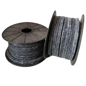 Carbon Fiber Packing; PTFE Graphite Carbon Fiber Packing; Water Pump and Valve Wear-resistant High-temperature Sealing Packing Rope thumbnail-1