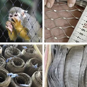 Polyethylene Zoo Protective Netting, 2.5mm Thickness, 40mm Mesh, 80% UV Block, 50g/m2 Lightweight thumbnail-4
