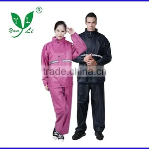 Adult Outdoor Sport Reflective Jacket Raincoat With Net Yarn for Men&women thumbnail-1