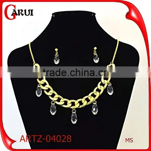 Wholesale Turkish Jewelry Gold Models Big Fashion Jewelry Set thumbnail-2