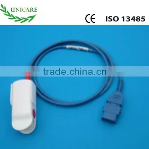 BCI Adult Finger Clip Spo2 Sensor for BCI 3401,3304,3303,3302,3301,3300, DB9-9Pin thumbnail-1