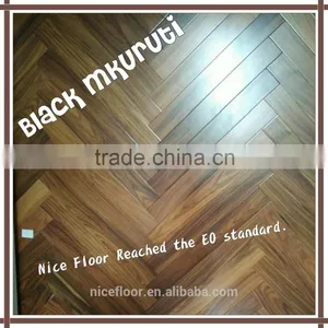 Africa Black Mkuruti Herringbone Engineered Wood Flooring thumbnail-1