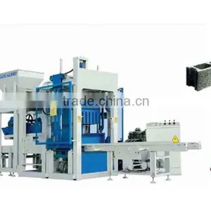 Popular QT4-20 Semi-automatic Concrete Block Small Industry Machienry thumbnail-1