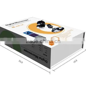 400X AV Digital Microscope Endoscope Magnifier Camera TV Out 2.0MP With 8 LED,XR-M400B, White thumbnail-6