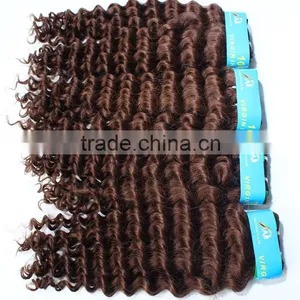 Fashion Style DEEP CURL Hair Afro Kinky Curly 100% Indian Human Hair Extensions thumbnail-5