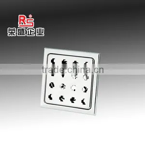 Bathroom Design Square Water Seal Stainless Steel Floor Drain thumbnail-1