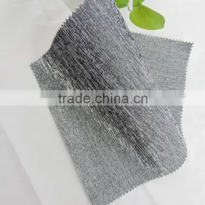 Grey Polyester Mesh Fabric With Silver Glitter Powder thumbnail-2