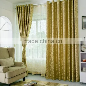 Jacquard Embroidered Rayon Fabric for Curtain thumbnail-1