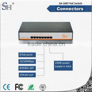 Low Radiation Environmental IEEE802.3 at Active Poe Switch thumbnail-1