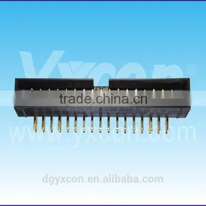 Pitch 2.54mm Dual Row Right Angle Box Header Connector thumbnail-3