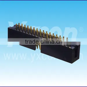 Dongguan Supplier 2.54mm Pitch UL Certificate Straight Dual Row Box Header Connector thumbnail-2