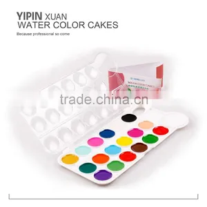 Wholesale Washable 18 Colors Dry Water Color Cake For Children thumbnail-2