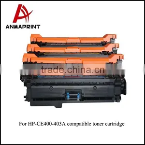 Colored Cartridge CE400A CE401A CE402A CE403A Compatible Toner Cartridges for HP M551dn/M551n/M551xh/500 thumbnail-2